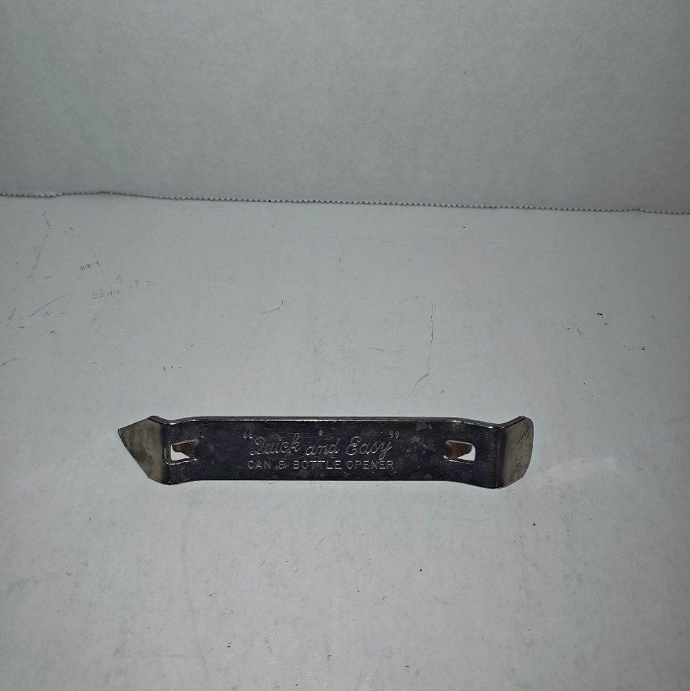 Vintage Vaughan USA Made "Quick and Easy" Can & Bottle Opener Mancave Decor